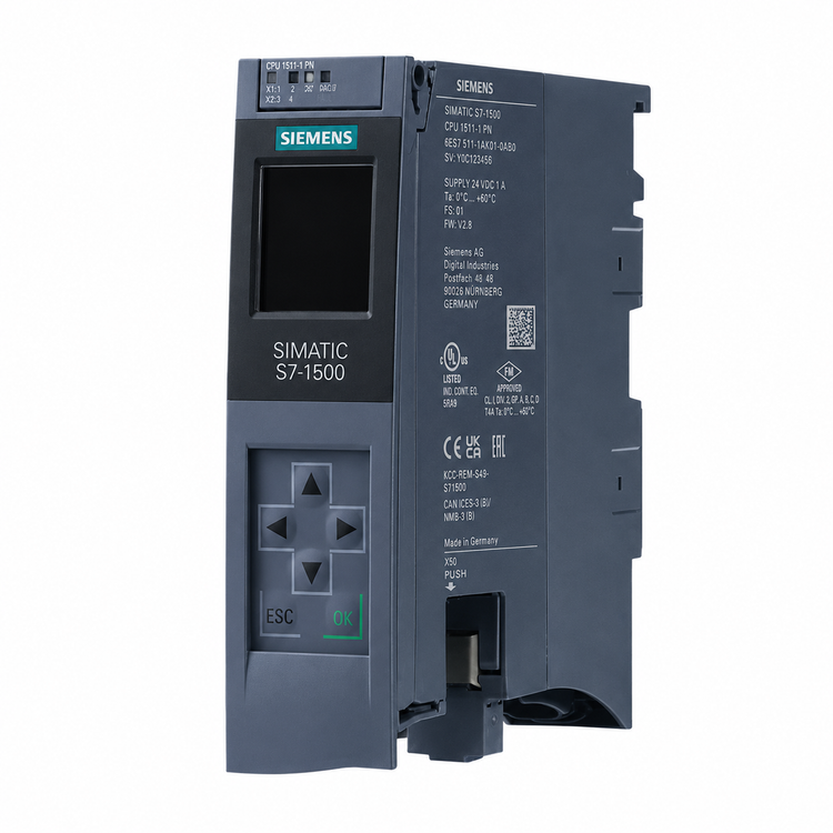 ماژول پردازنده مرکزی زیمنس مدل 6ES7511-1AL03-0AB0